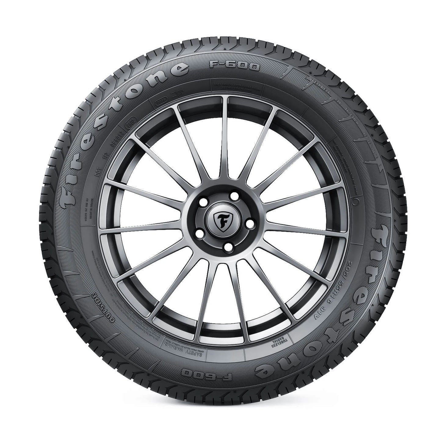Neumático Firestone F-600 195/60R15 para autos sedán y hatchback – tracción, confort y durabilidad