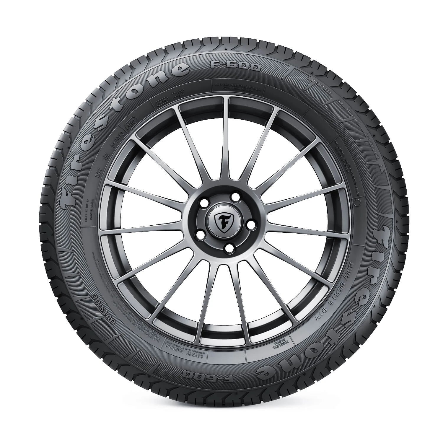 Neumático Firestone F-600 195/60R15 para autos sedán y hatchback – tracción, confort y durabilidad
