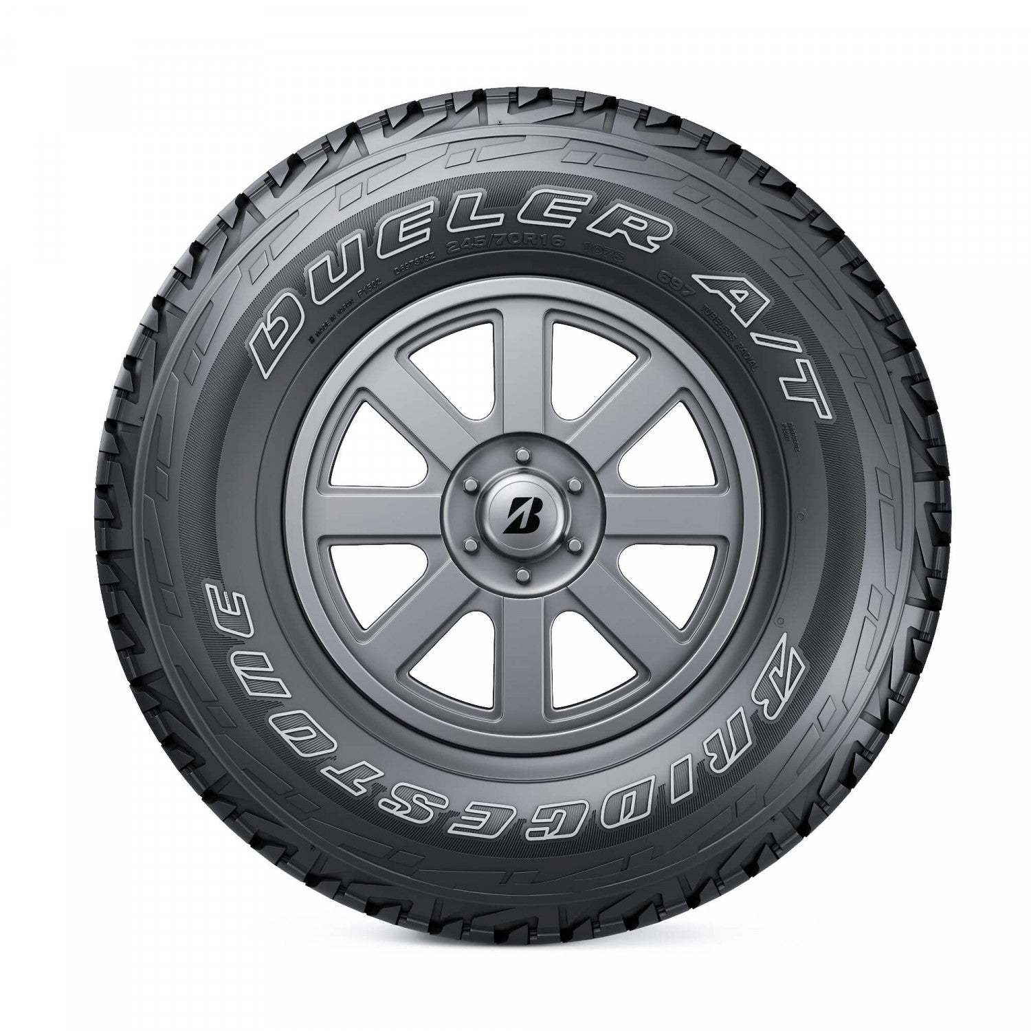 Bridgestone DUELER A/T 697 montado en camioneta